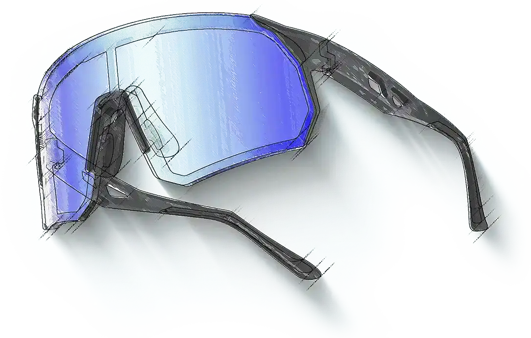 Customize your sports eyewear in a few simple steps