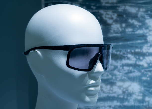 Head shot of mannequin with sunglasses