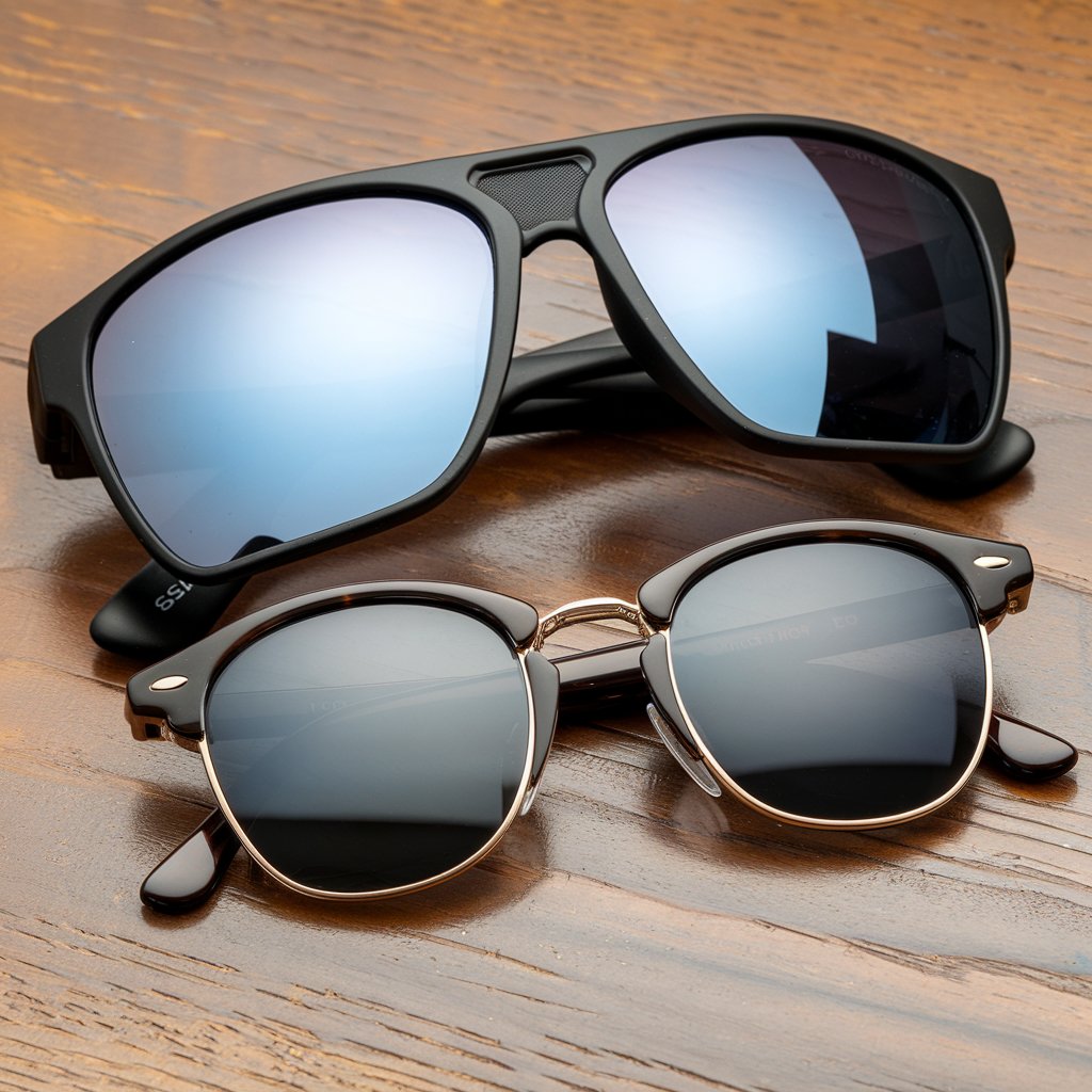 sports sunglasses and regular sunglasses
